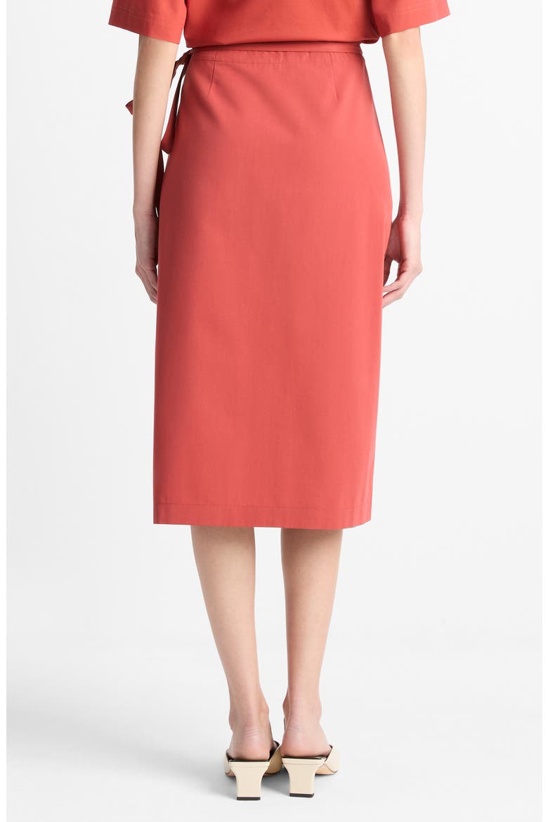 Wrap Skirt, Alternate, color, BRICK ROSE