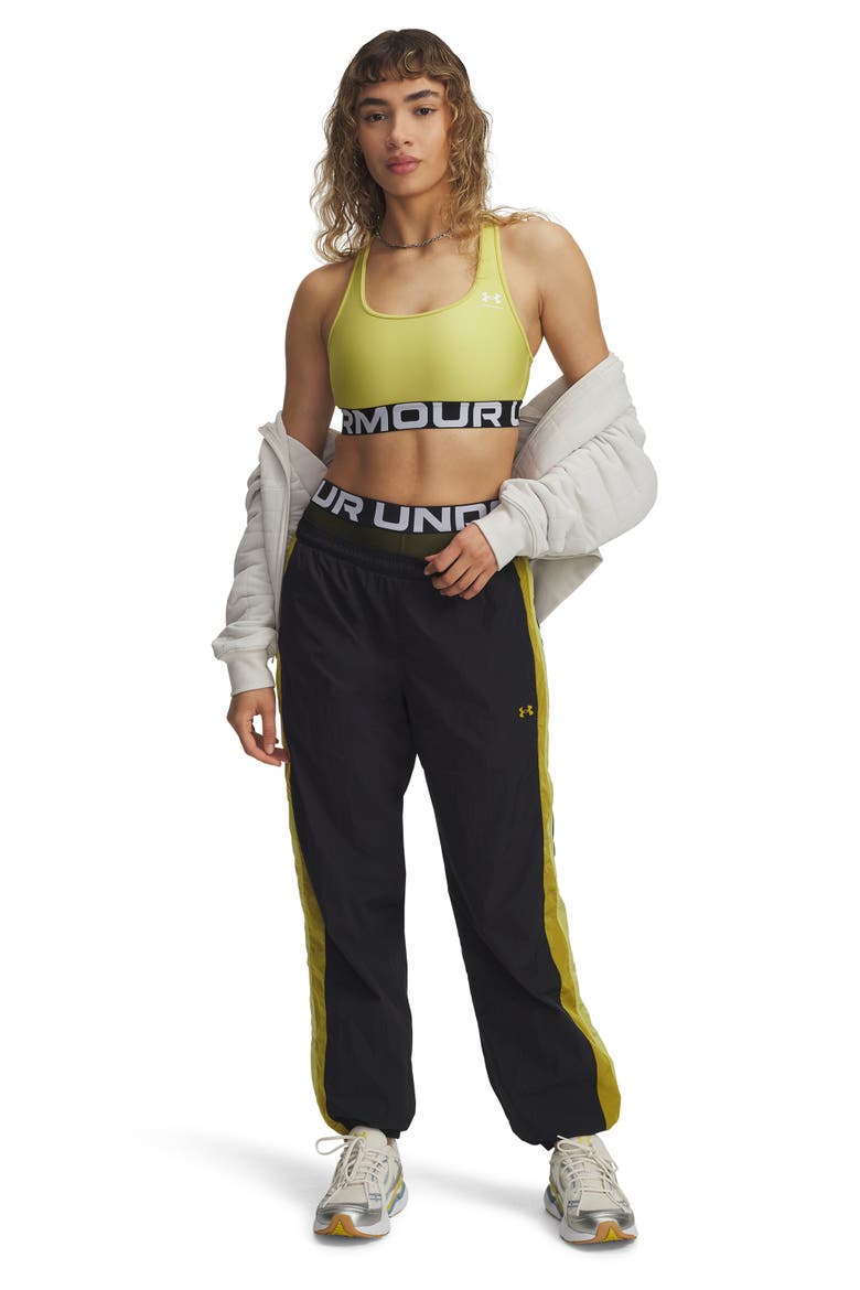 Icon Water Repellent Crinkle Pants, Alternate, color, BLACK / YELLOW / GREEN