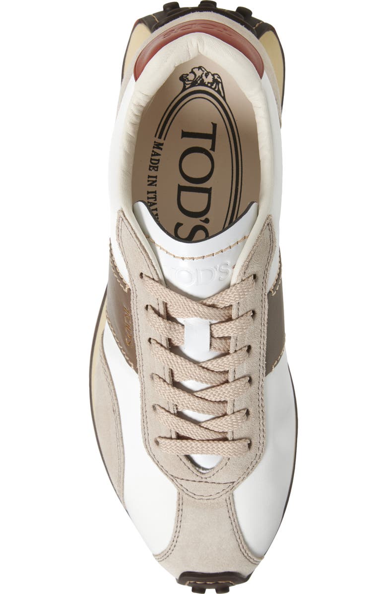 Tod's Sportivo Colorblock Sneaker, Alternate, color, Mastice/ Argilla/ Bruciato Sc