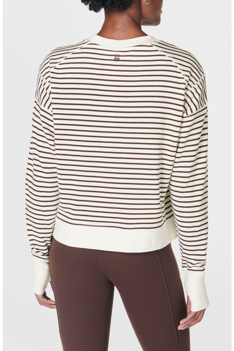 After Class Crop Sweatshirt, Alternate, color, LILYWHITE