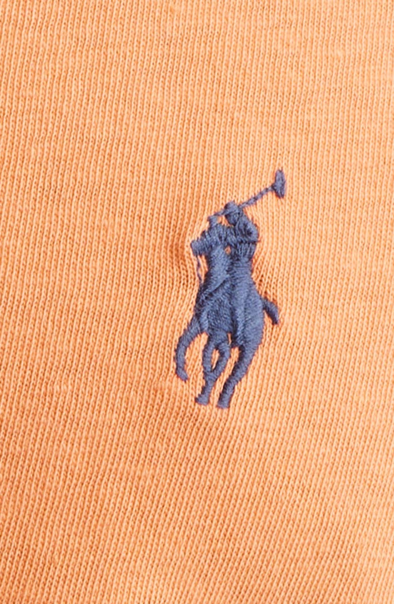 Polo Ralph Lauren Standard Fit Cotton & Linen Polo, Alternate, color, Resort Orange