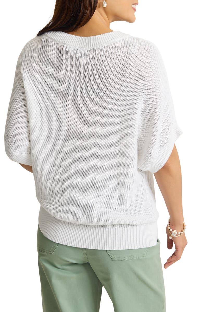 Tommy Bahama Zandra Short Sleeve Linen Blend Sweater, Alternate, color, 