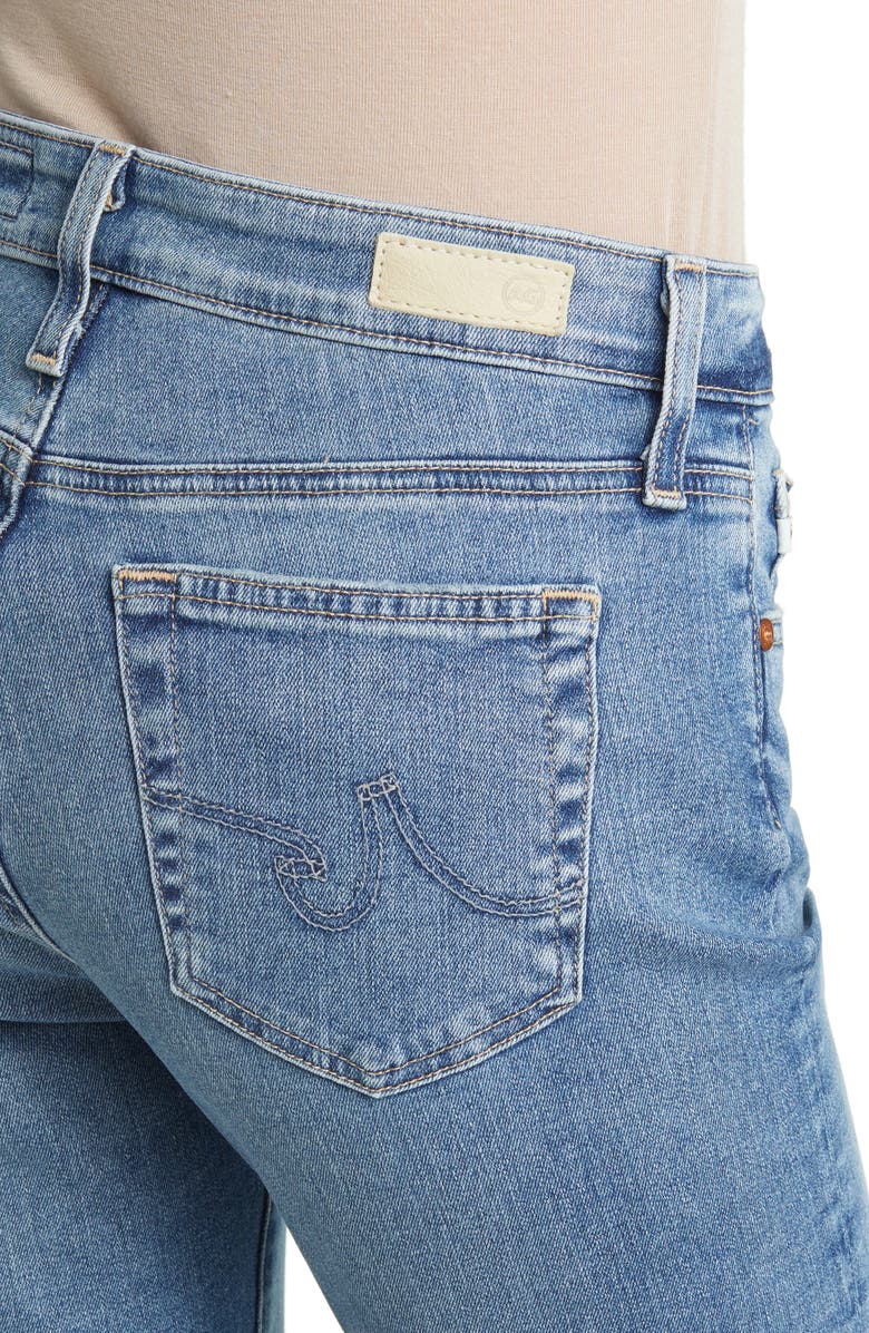 AG Mari High Waist Slim Straight Leg Jeans, Alternate, color, Resort