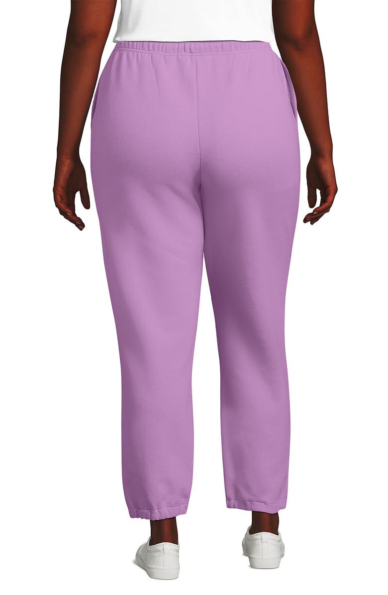 Lands' End Serious Sweats High Rise Jogger Pants, Alternate, color, Wild Lilac