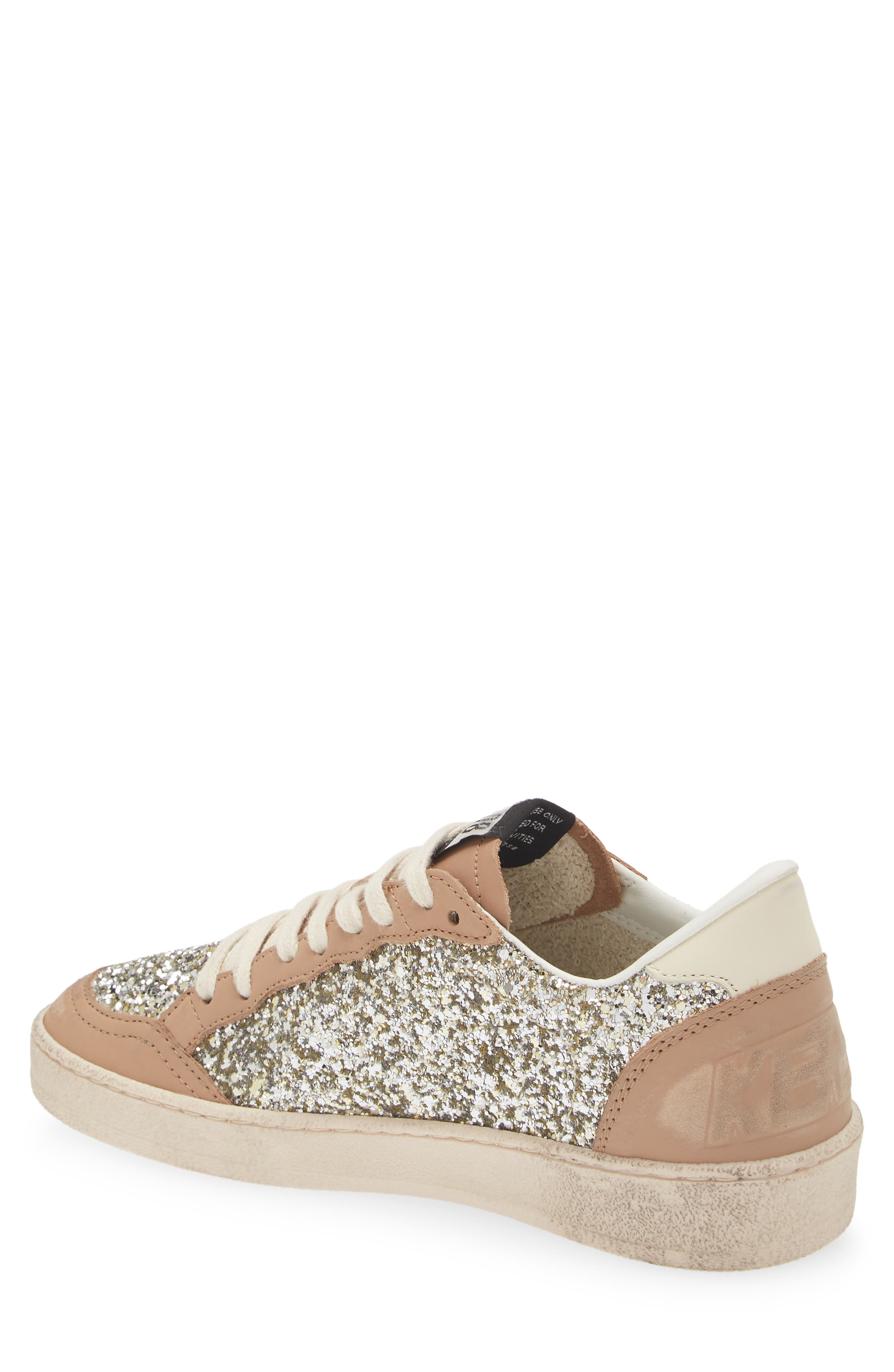 Golden Goose Ball Star Glitter Sneaker, Alternate, color, 