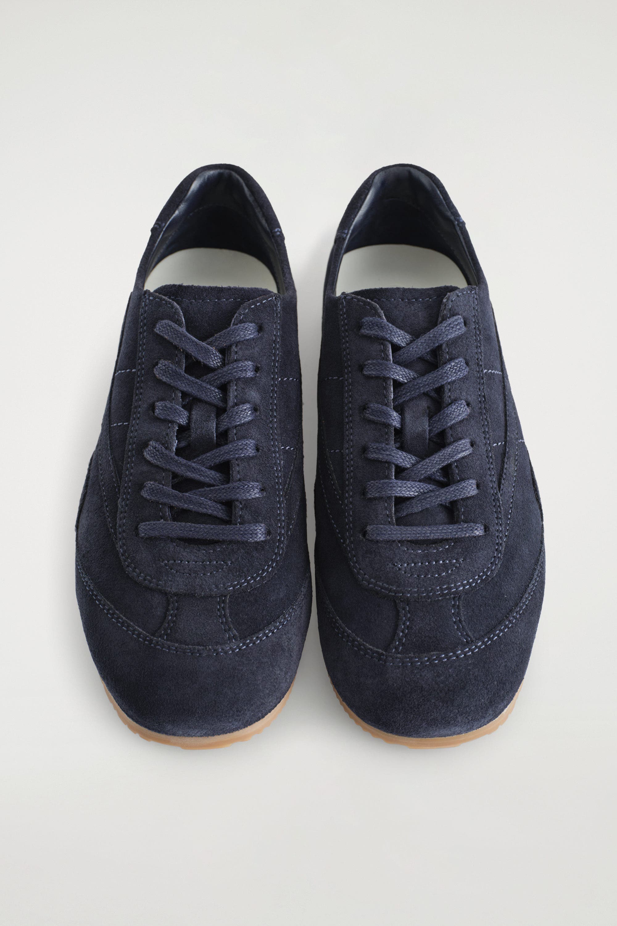 Minimal Leather Sneakers, Alternate, color, NAVY