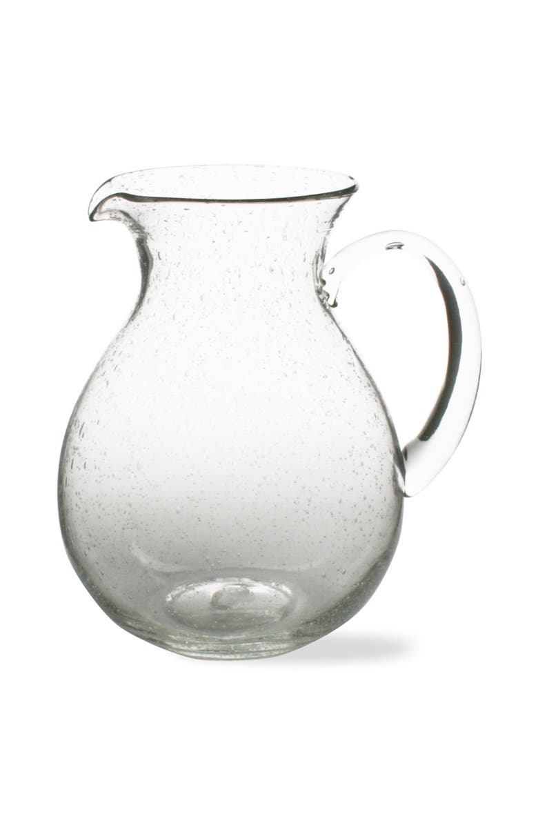 tag Bubble Glass Pitcher Clear Beverage Server for Everyday Use, Main, color, Clear