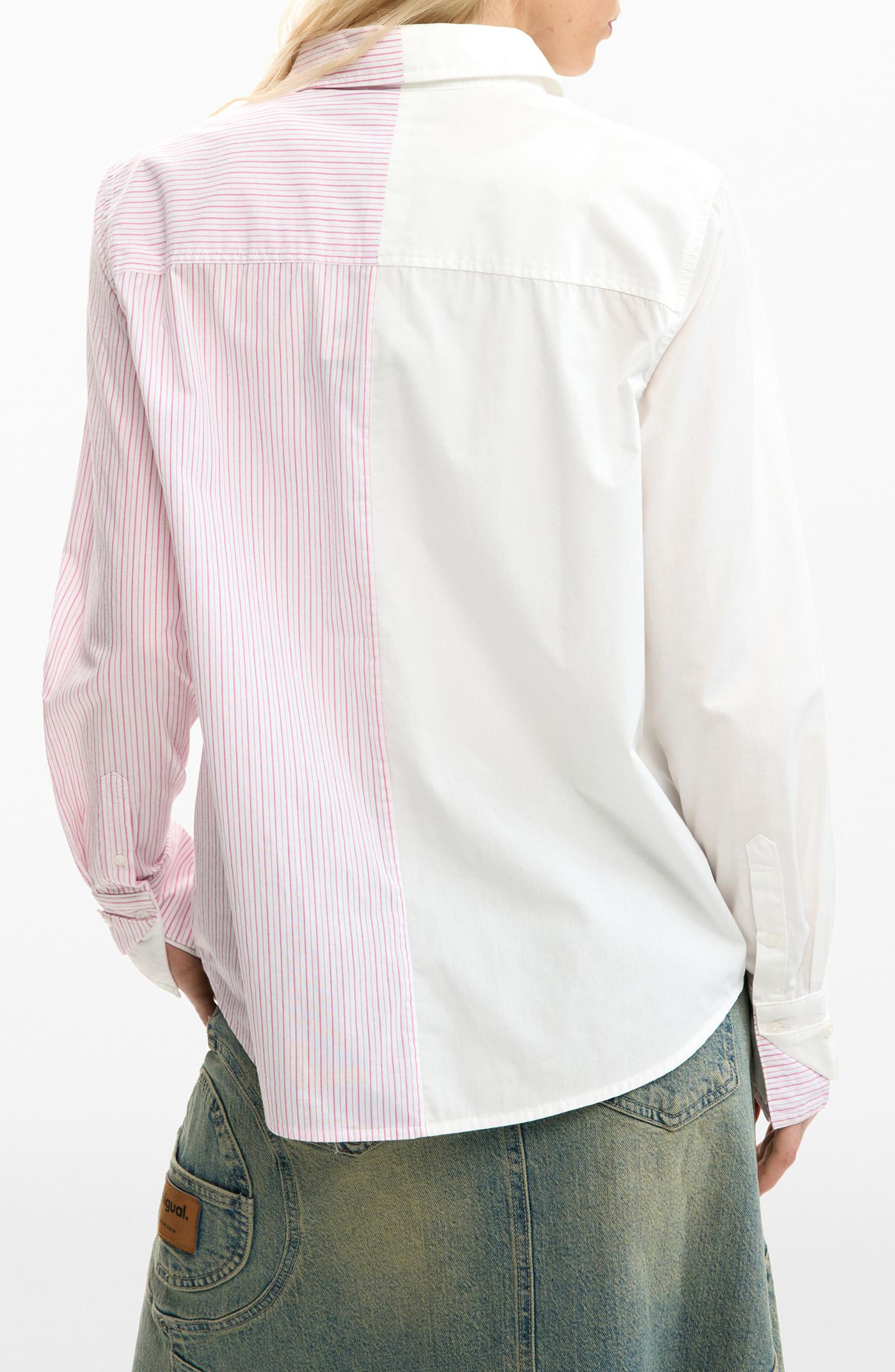 Mickey & Minnie Mouse Graphic Button-Up Shirt - image 2