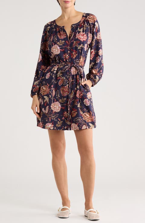 Exquisite Blooms Long Sleeve Dress