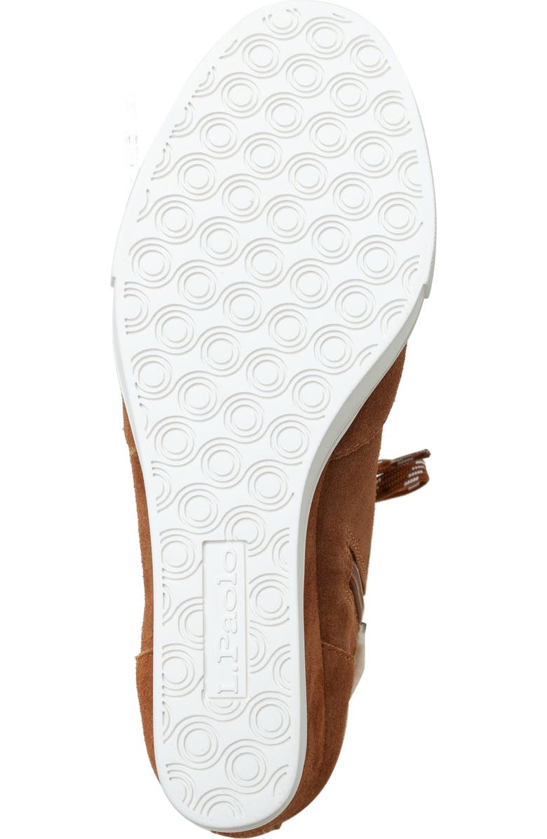 Linea Paolo Arden Wedge Sneaker, Alternate, color, Nutmeg/ Ivory