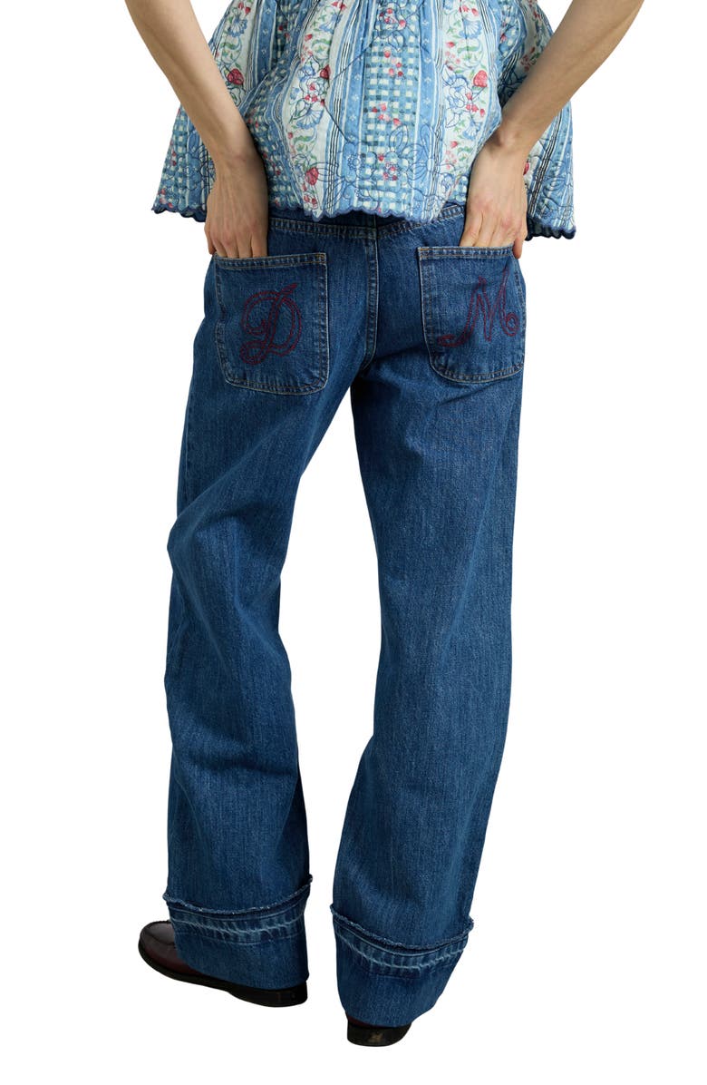 Damson Madder Sylvie Selvedge Jeans, Alternate, color, Blue