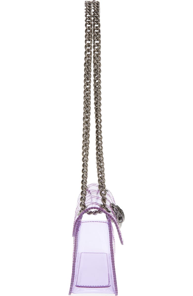 Kurt Geiger London Rainbow Shop Mini Kensington Transparent Shoulder Bag, Alternate, color,