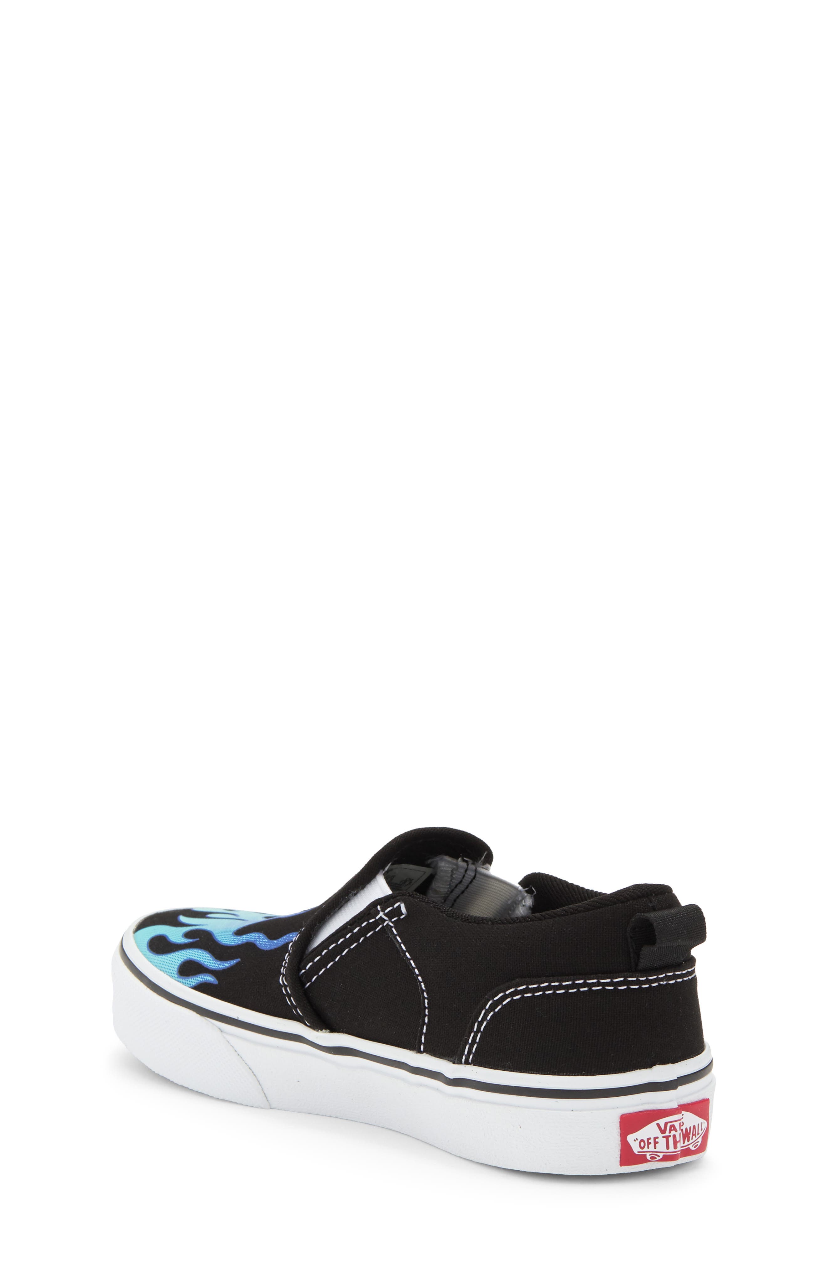 Vans Kids' Asher Slip-On Sneaker, Alternate, color, 