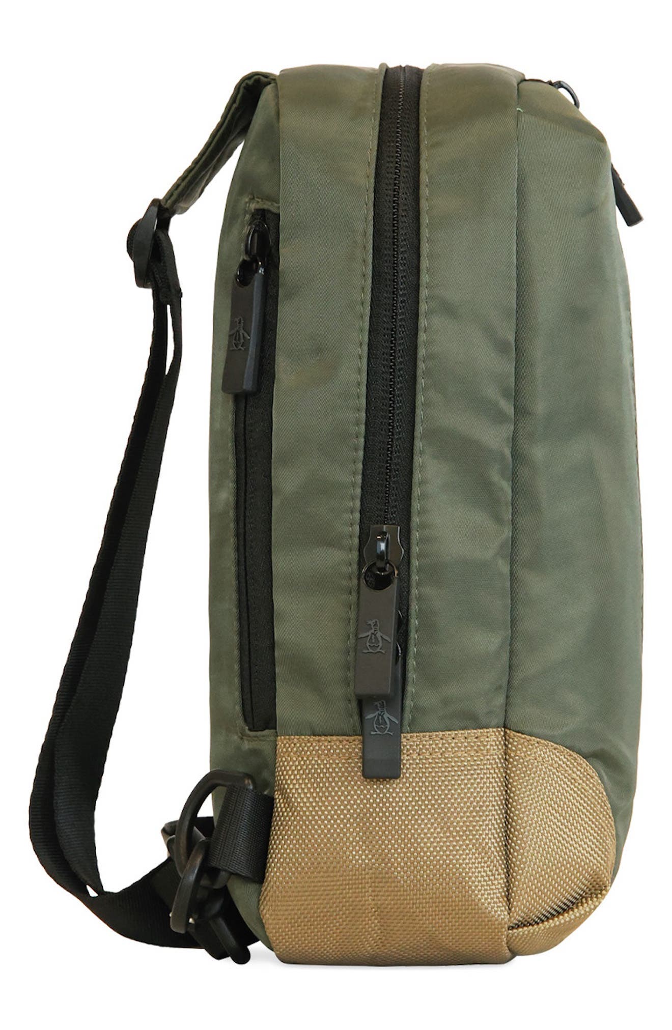 Original Penguin Sling Bag, Alternate, color, Bettle/ Travertine