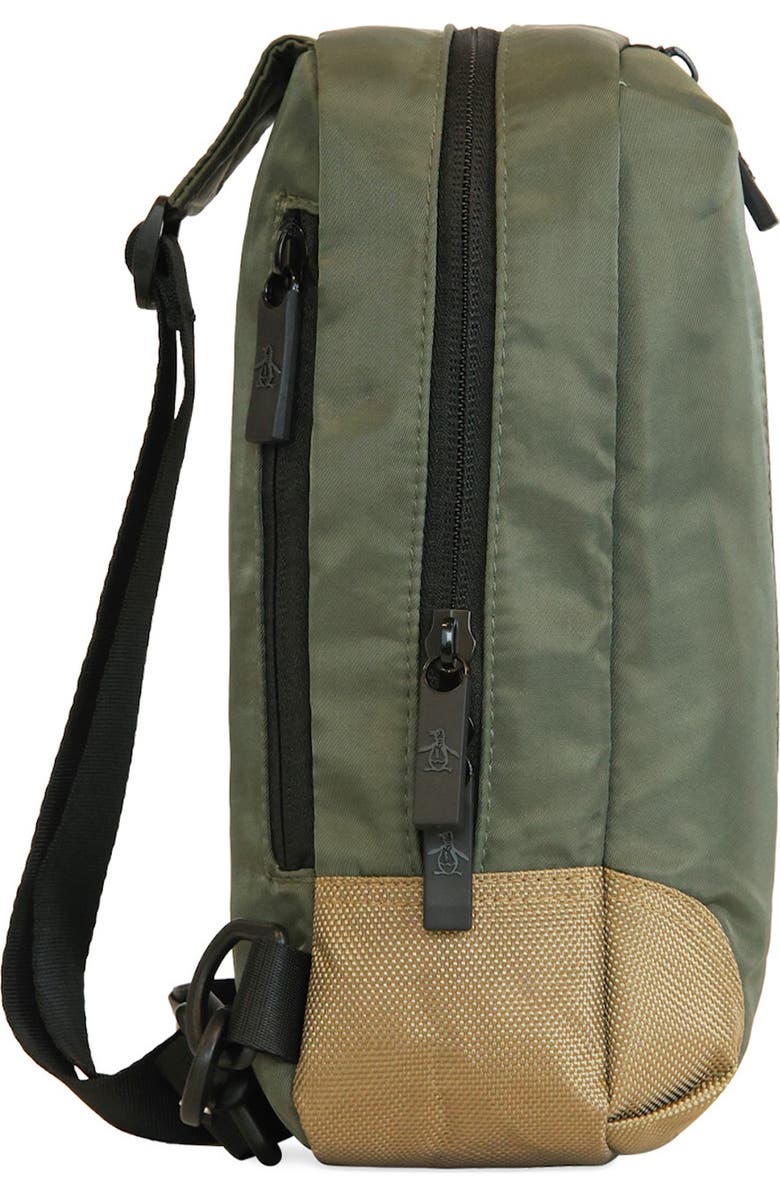 Original Penguin Sling Bag, Alternate, color, Bettle/ Travertine