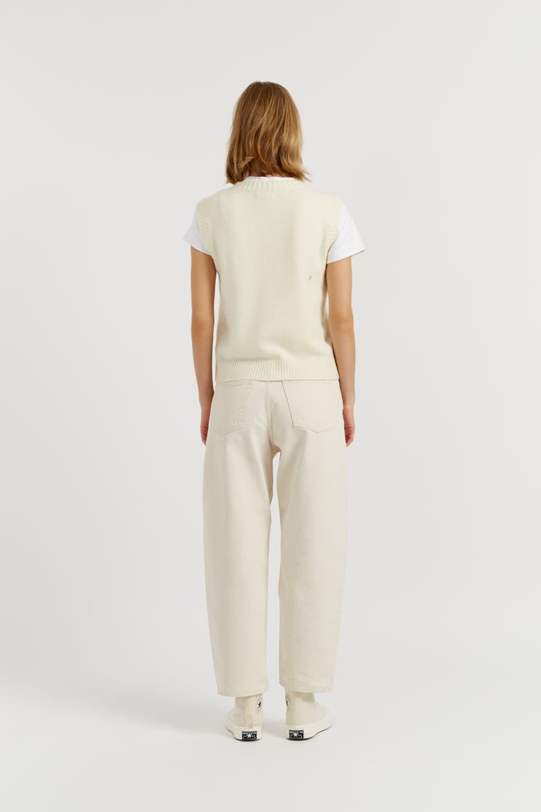 Wool-Cashmere Snoopy Tank, Alternate, color, Cream