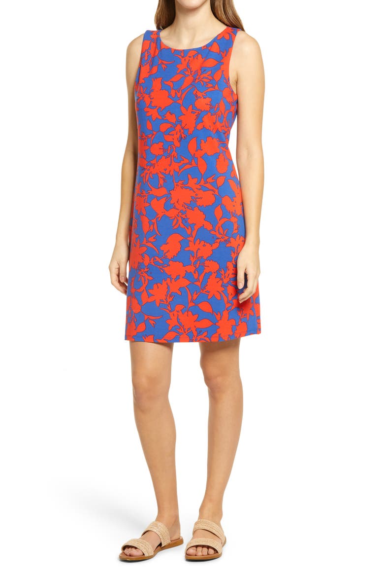 Sunset Vista Sleeveless Sheath Dress, Main, color, MAZARINE BLUE