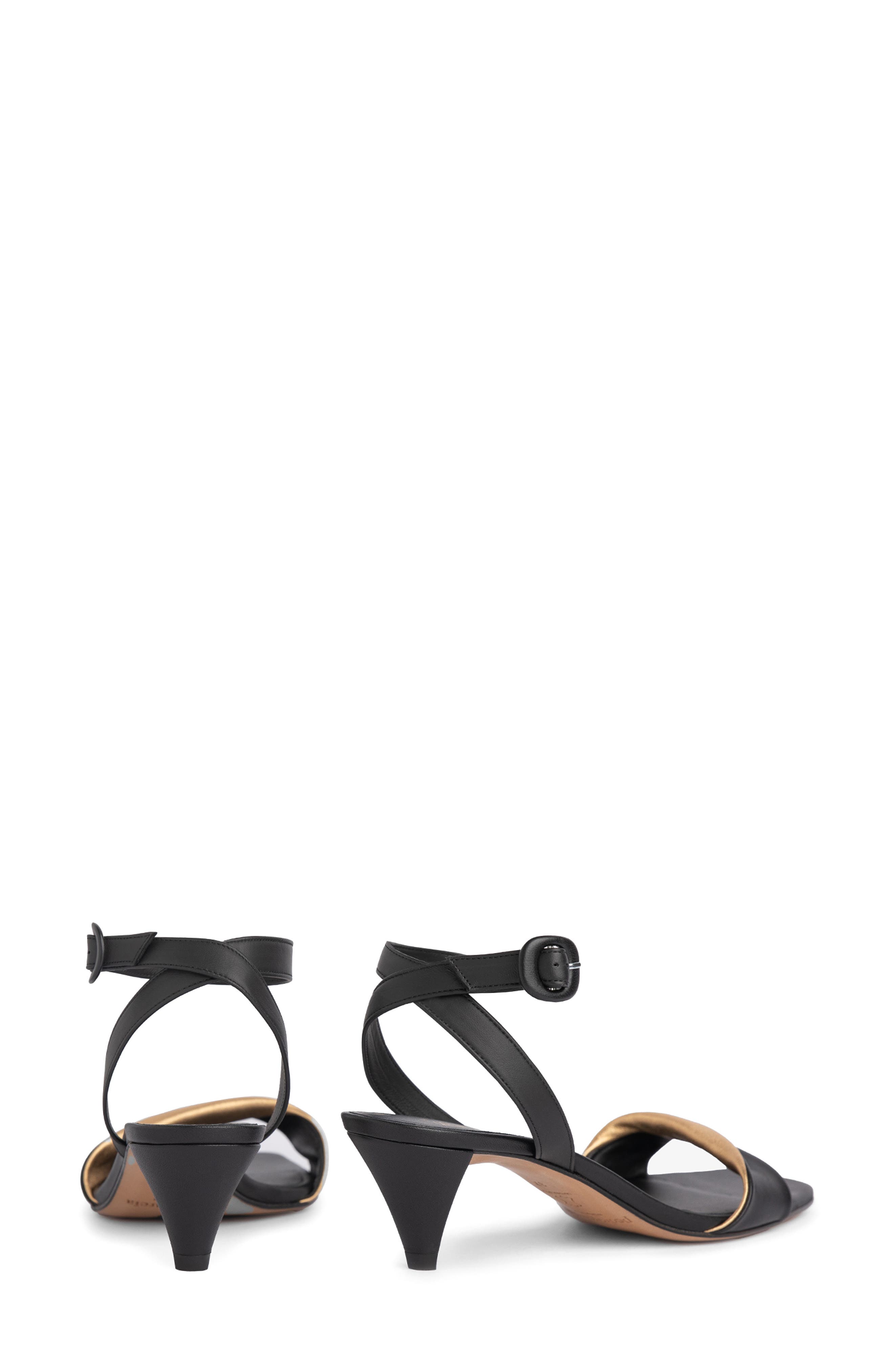 Pedro Garcia Adara Ankle Strap Sandal, Alternate, color, Black