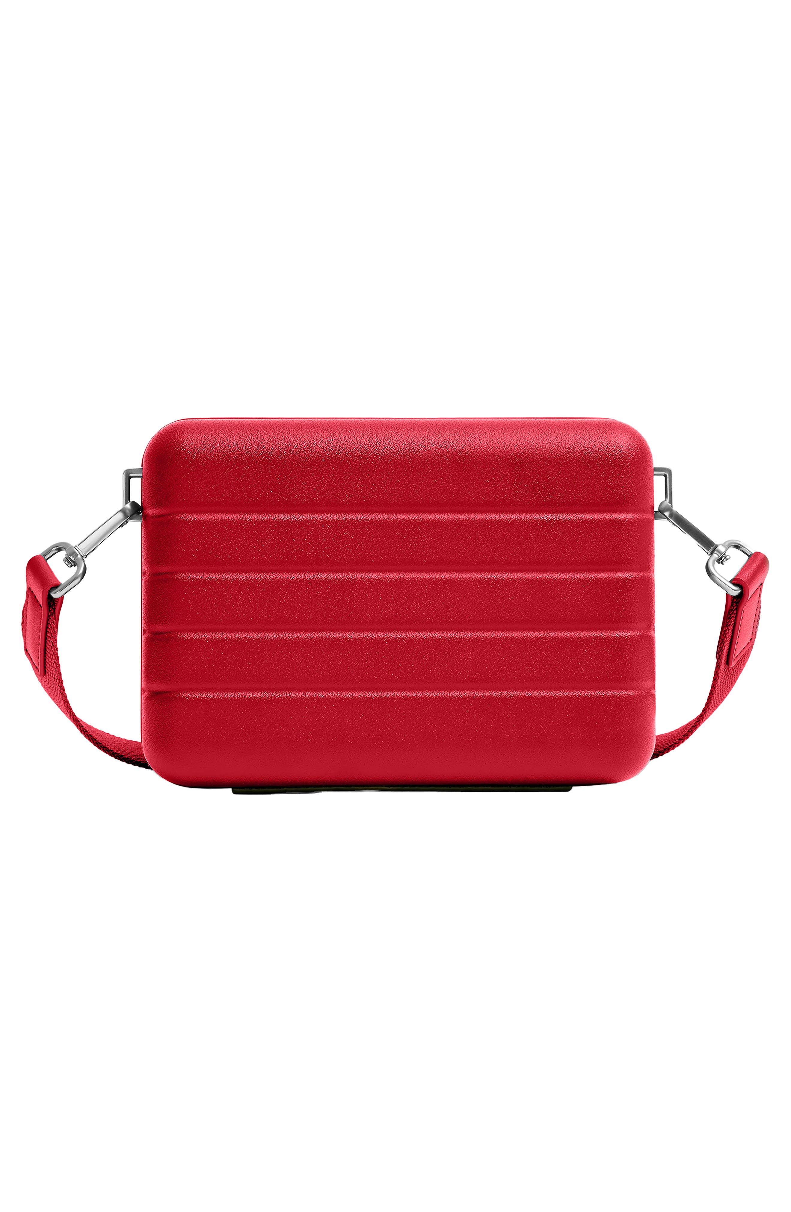 The Mini Crossbody Bag, Alternate, color, TANGO RED