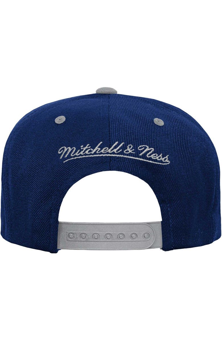 Mitchell & Ness Youth Mitchell & Ness Navy Georgetown Hoyas Varsity Letter Snapback Hat, Alternate, color, 