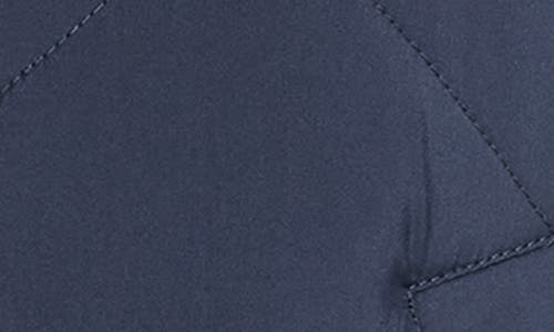 Champion Diamond Quilted Shawl Collar Jacket In Blue