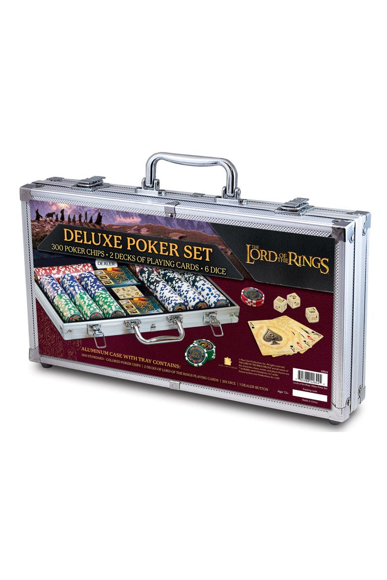 Lord of The Rings 300 Piece Poker Set, Main, color, Multicolor
