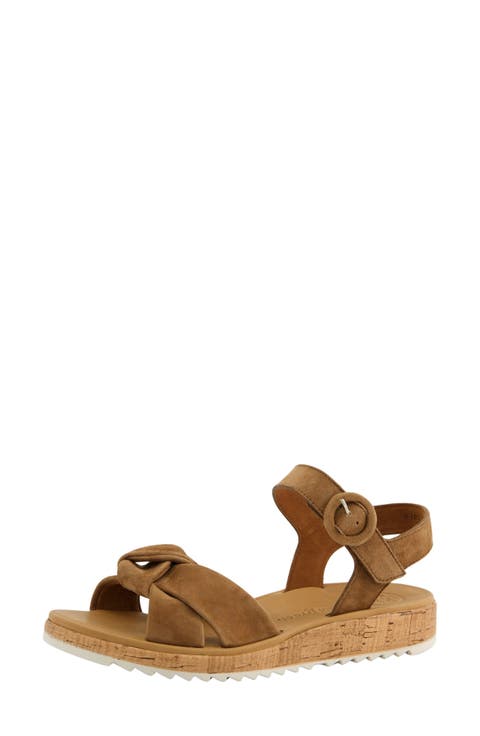 Trento Ankle Strap Platform Sandal (Women)