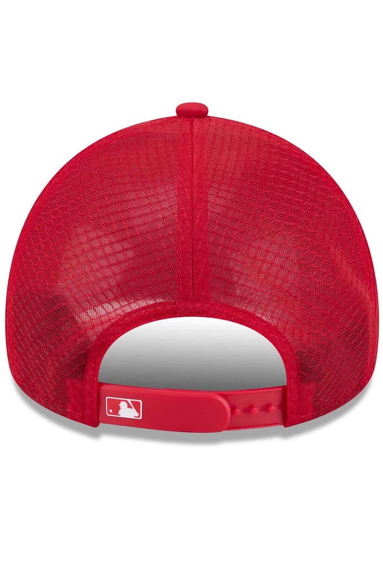 Men's New Era Red Cincinnati Reds 2026 Batting Practice Alternate Apex 9FORTY Adjustable Hat, Alternate, color, Red