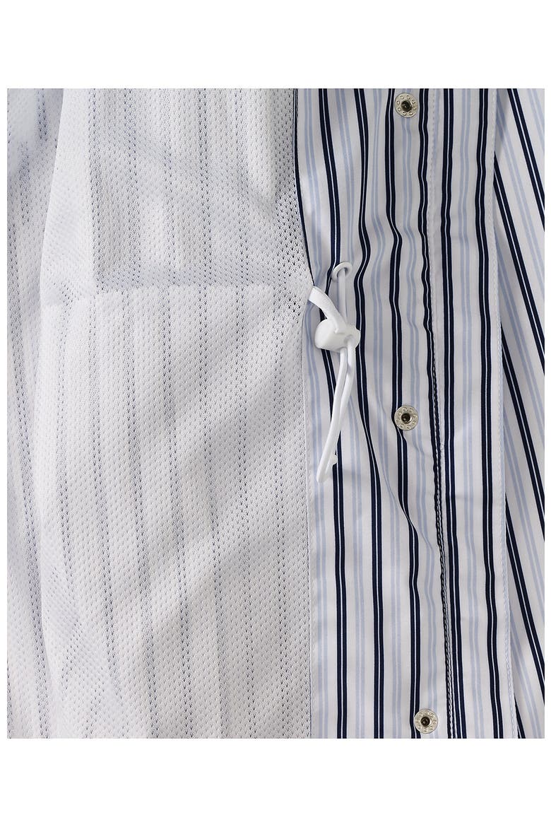 Squall Packable Waterproof Raincoat, Alternate, color, Lavender/Deep Sea Stripe