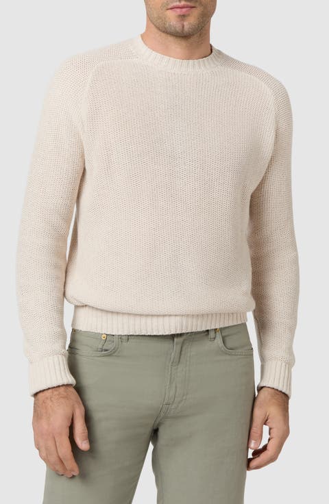 Beach Cotton & Linen Crewneck Sweater