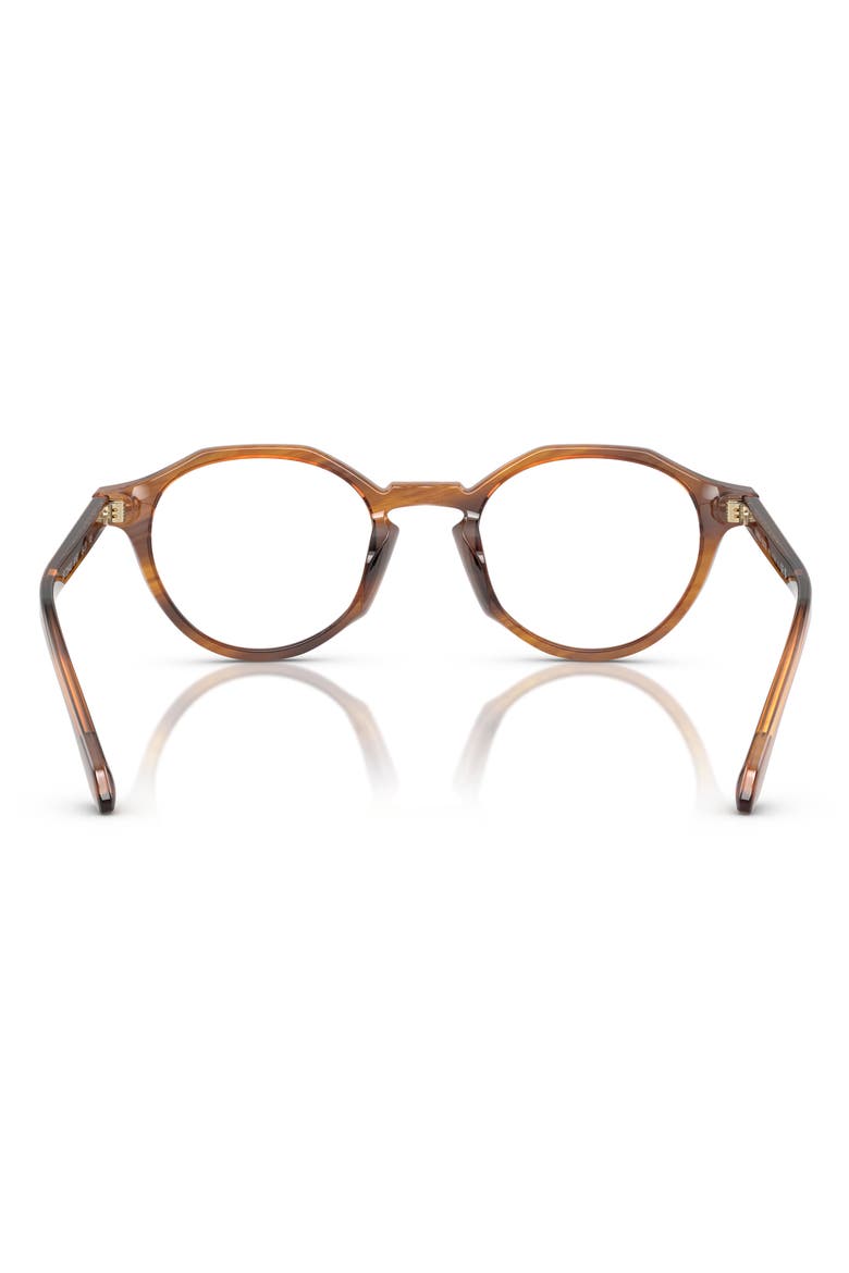47mm Small Phantos Optical Glasses, Alternate, color, STRIPED HONEY / DEMO LENS