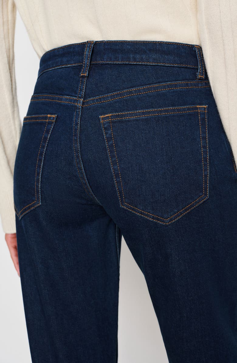 Reformation Elton Mid Rise Straight Leg Jeans, Alternate, color, Reservoir