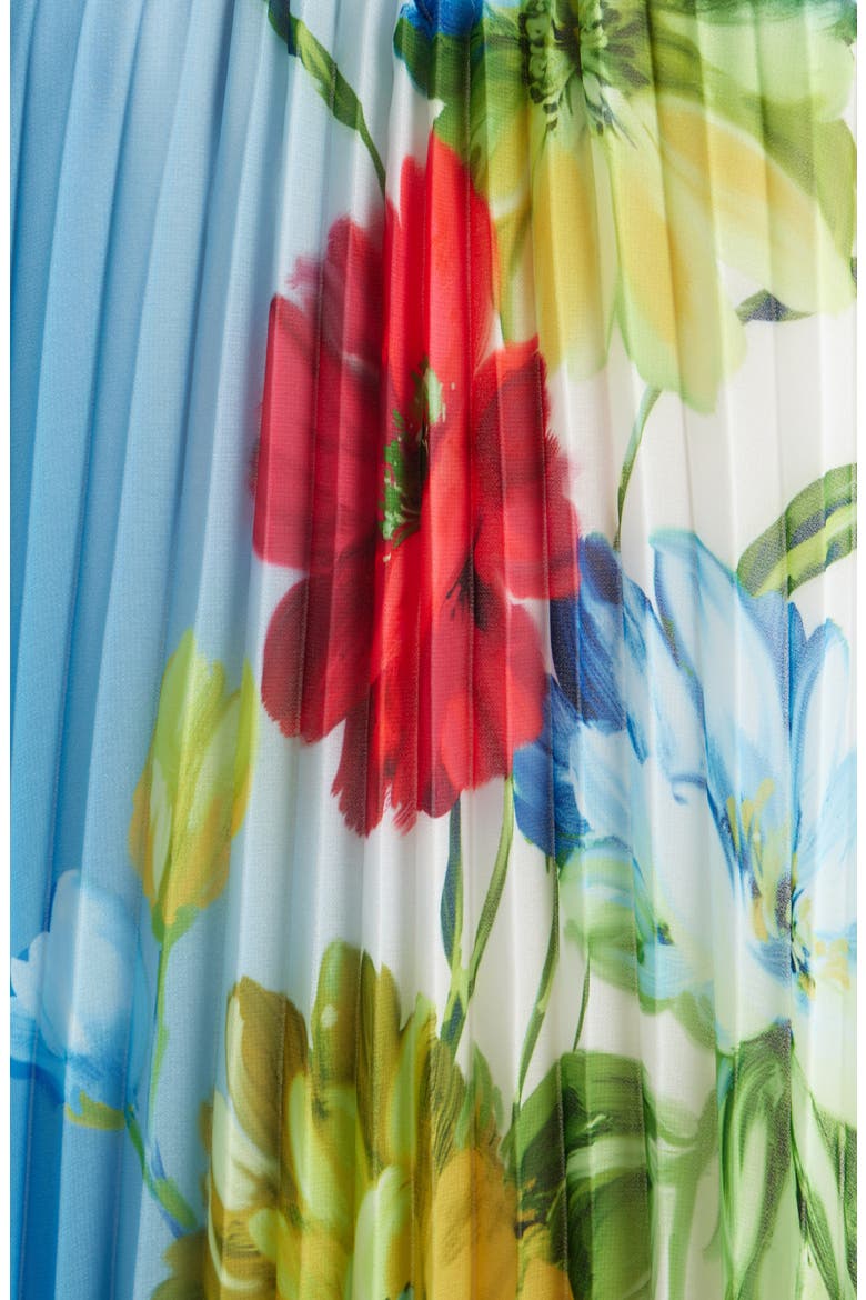 The Reilley Pleated Maxi Dress, Alternate, color, BLOOM PRINT