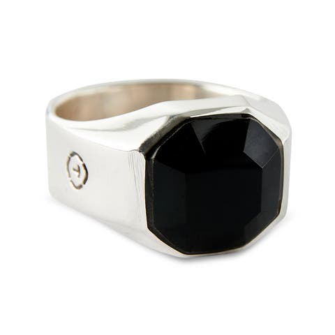 Onyx Silver Ring