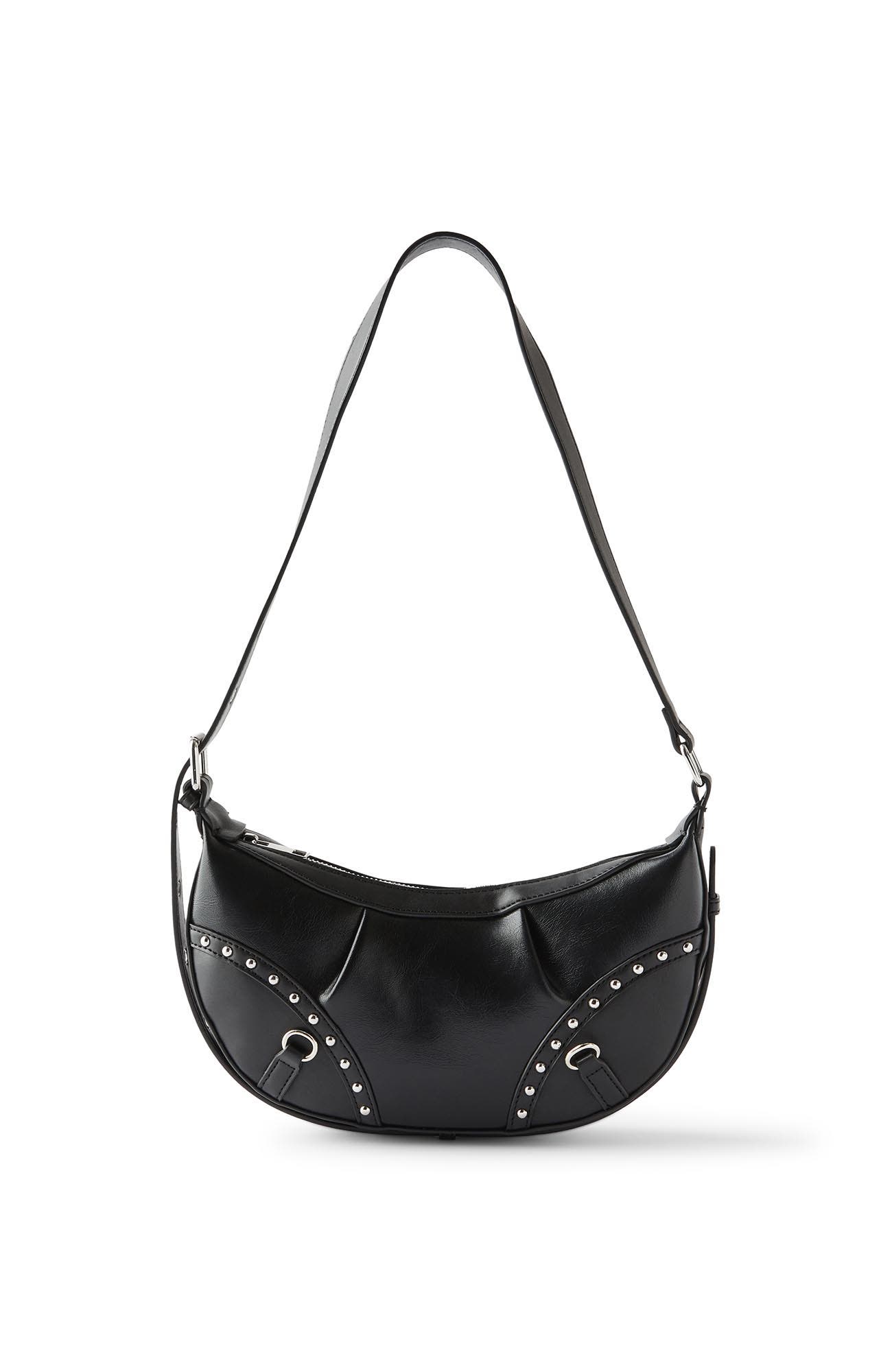 Cotton On Noa Studded Crossbody Bag, Main, color, Black