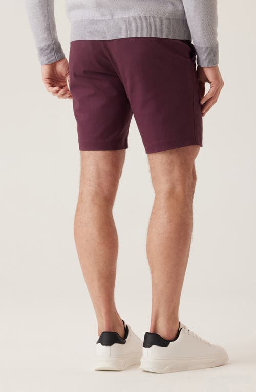 Shop Deke Oasis Luxeflex Twill Bermuda Shorts In Port