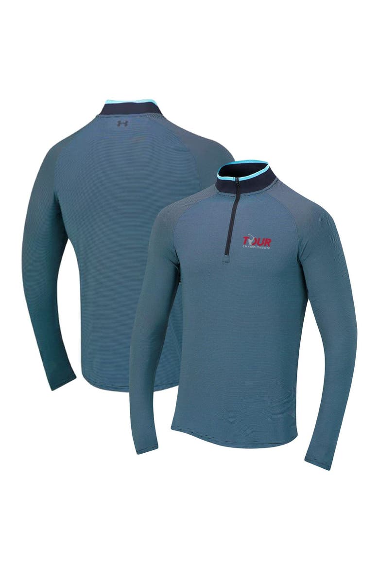 Men's Under Armour Blue TOUR Championship Raglan Quarter-Zip Jacket, Main, color, Blue