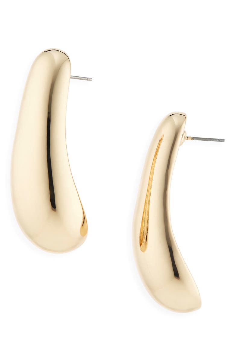 Tasha Teardrop Earrings, Main, color, Gold