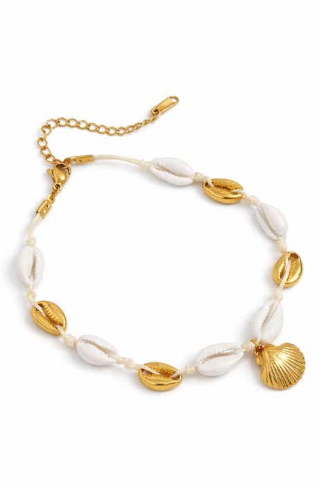REBL Mixed Shell Charm Anklet