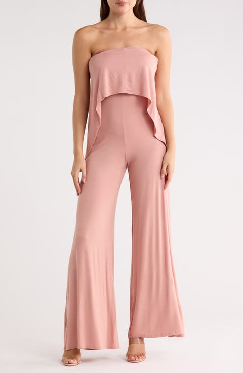 Strapless Popover Jumpsuit