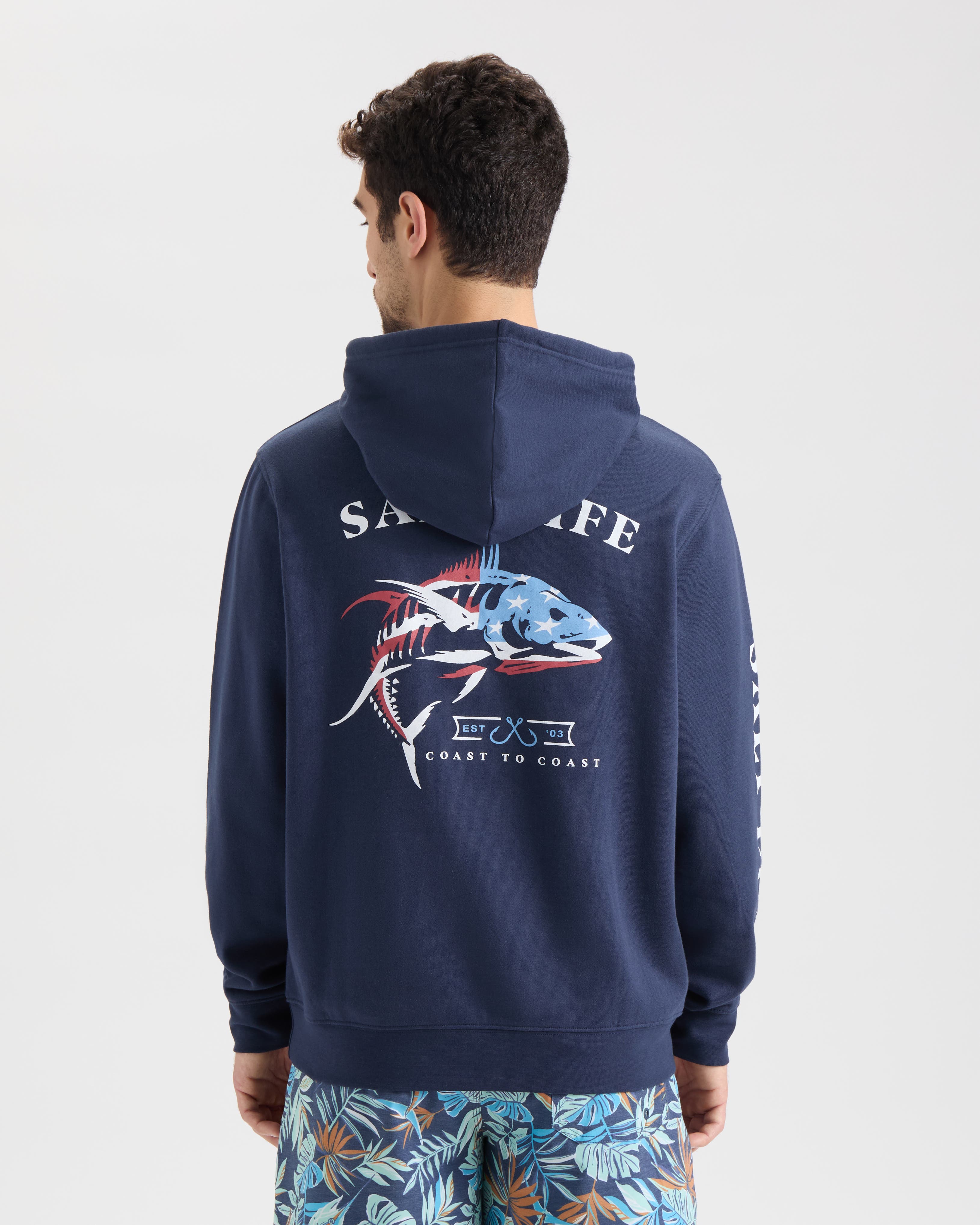 Salt Life United We Fish Hoodie (Men) | Nordstrom