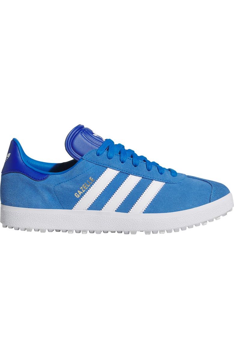 adidas Gazelle Spikeless Golf Shoe, Alternate, color, Bluebird/ White/ Royal Blue