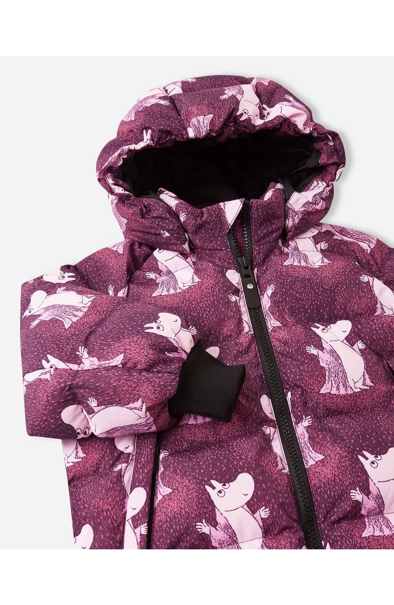 Reima Winter jacket, Moomin Lykta, Alternate, color, Deep Purple