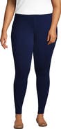 Lands' End Starfish Mid Rise Knit Leggings