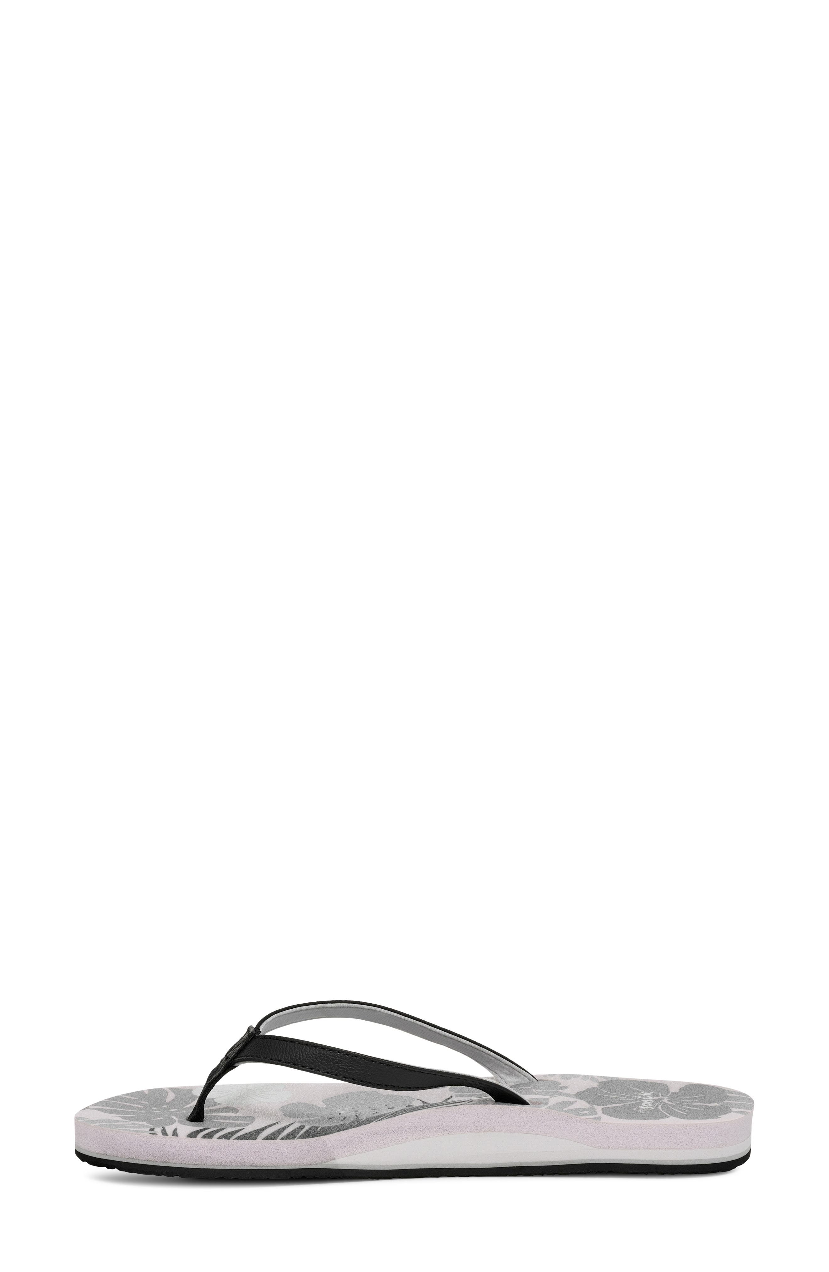 Yoga Joy II Flip Flop, Alternate, color, BLACK