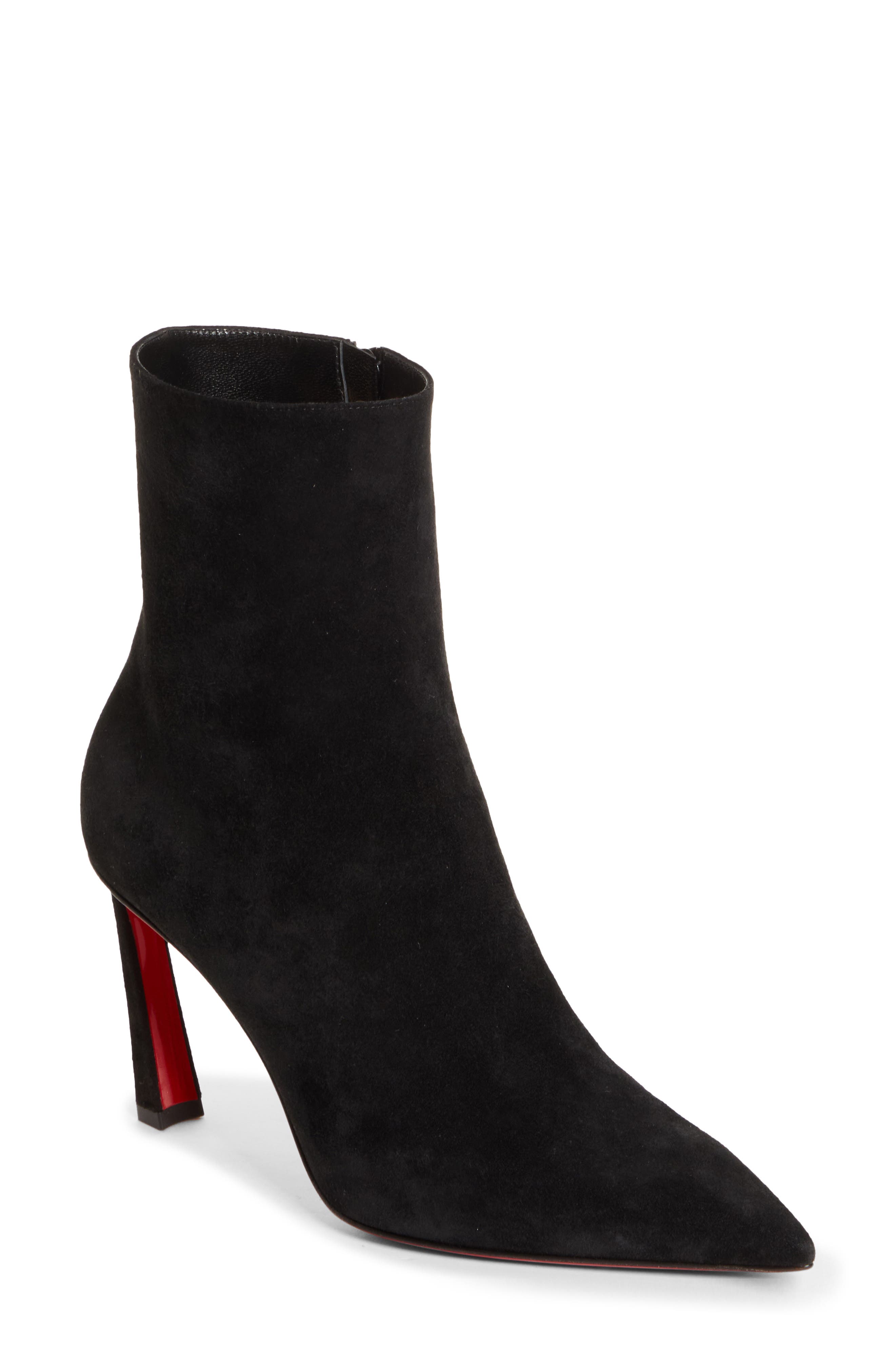 Condora Pointed Toe Bootie, Main, color, BLACK