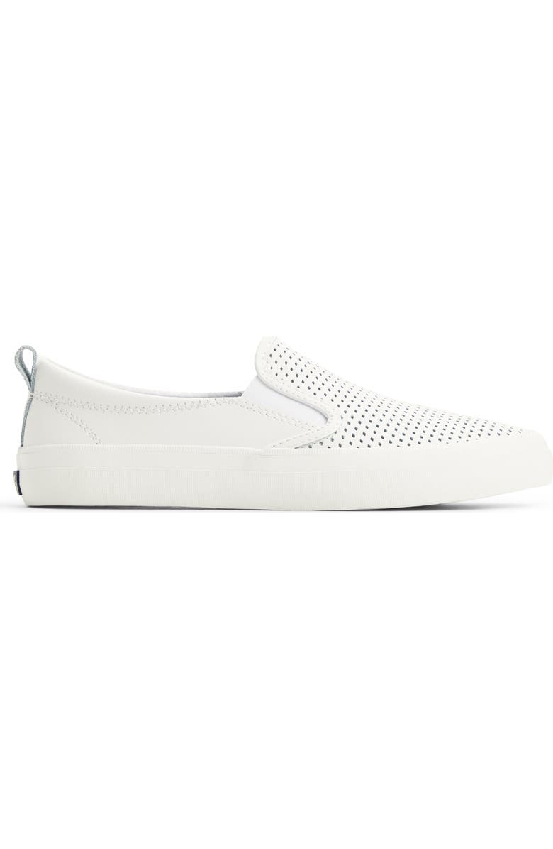 Sperry Crest Twin Slip-On Sneaker, Alternate, color, White
