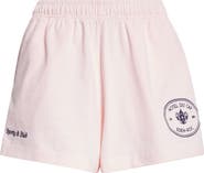 Sporty 
Rich Eden Crest Cotton Disco Shorts