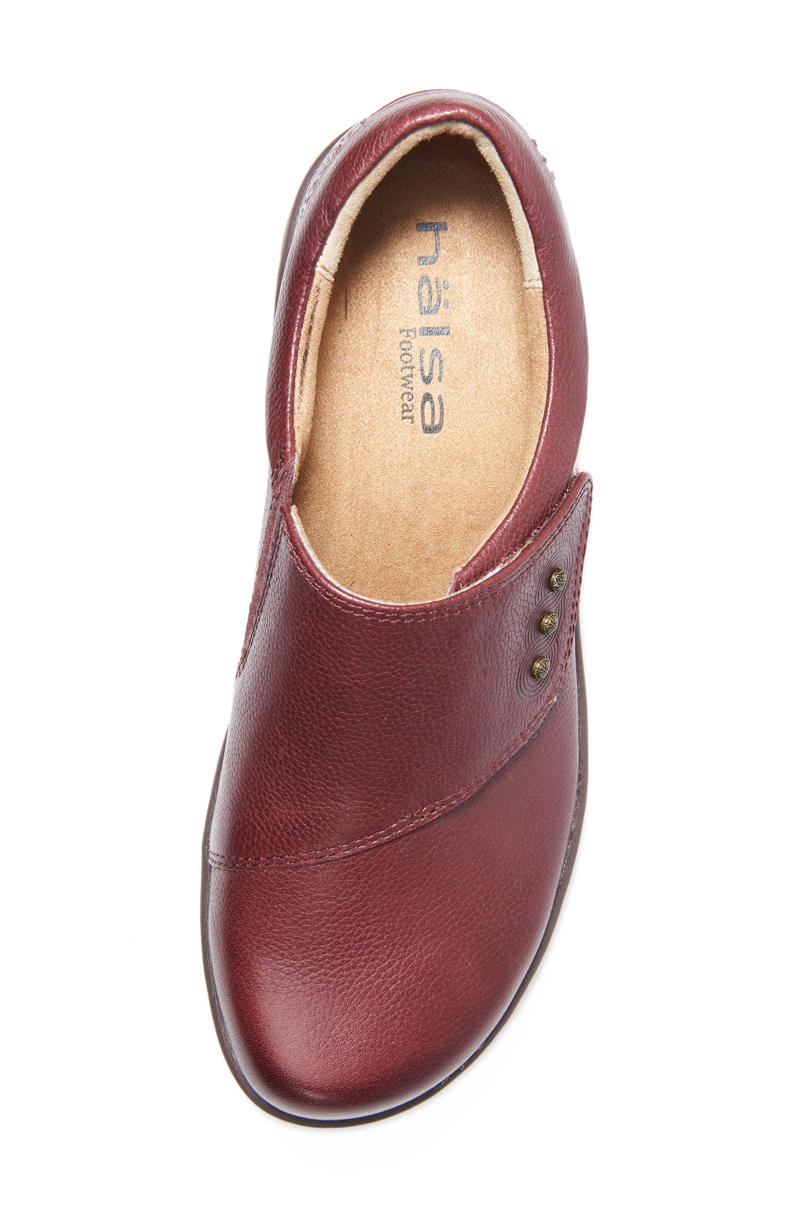 Anna Clog, Alternate, color, DARK CHERRY