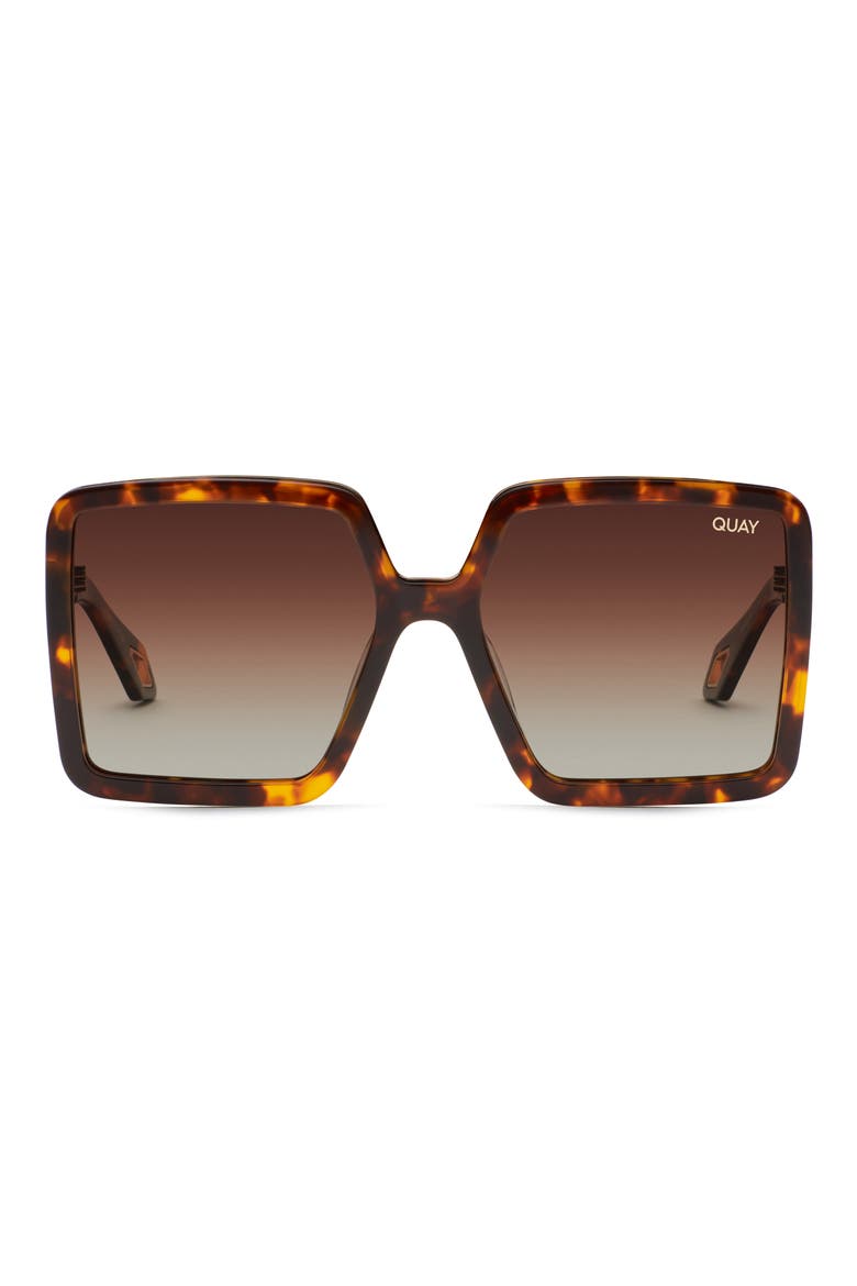 Almost Ready 56mm Polarized Square Sunglasses, Main, color, TORTOISE / BROWNDNU